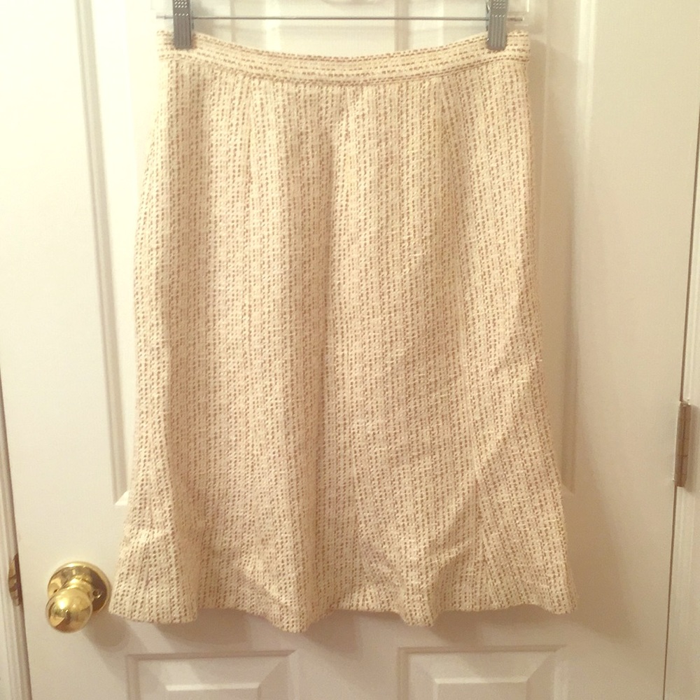 Faux Tweed Skirt